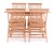 TEAK POHODA SET 4