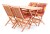 TEAK POHODA SET 4
